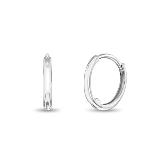 14k White Gold The Perfect Tiny Hoop